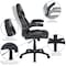 Flash Furniture Red Gaming Desk and Chair Set with Cup Holder BLN-X10RSG1030-BK-GG - alternate 8